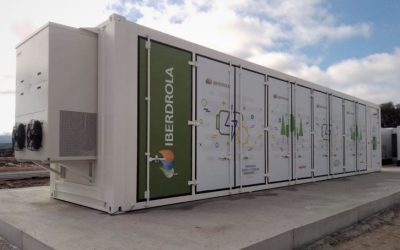 Battery storage at Iberdrola's Arañuelo III DC-coupled solar-plus-storage plant. Image: Iberdrola.
