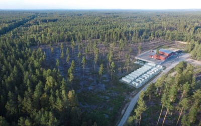 Sweden BESS project in the countryside