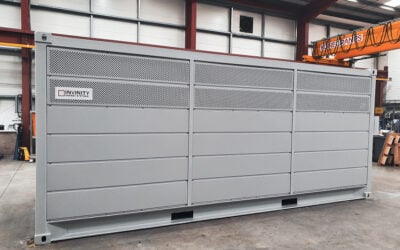 Invinity VS3 model vanadium redox flow battery of the type to be deployed by Horizon Power at Kununurra, Western Australia. Image: Invinity Energy Systems-VSUN.