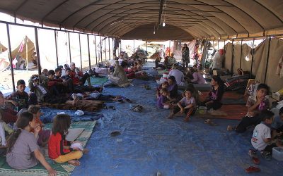 Iraqi_Yazidi_refugees_in_Newroz_camp