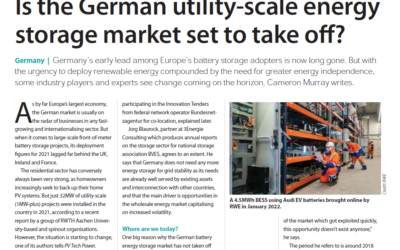 Is the German utility-scale energy storage market set to take off