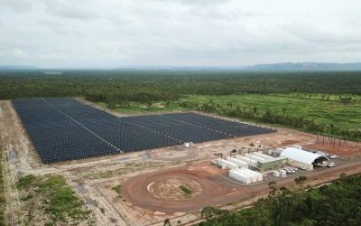 The hybrid renewable power station at Jabiru. Image: EDL.