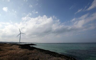 A wind turbine on the coast of Jeju Island, South Korea, pictured in 2014. Image: Republic of Korea. 

Ministry of Culture, Sports and Tourism
Korean Culture and Information Service
Korea.net (www.korea.net)
Official Photographer : Jeon Han

This official Republic of Korea photograph is being made available only for publication by news organizations and/or for personal printing by the subject(s) of the photograph. The photograph may not be manipulated in any way. Also, it may not be used in any type of commercial, advertisement, product or promotion that in any way suggests approval or endorsement from the government of the Republic of Korea. If you require a photograph without a watermark, please contact us via Flickr e-mail.

---------------------------------------------------------------

월정리 해수욕장

2014-11-27

제주시 구좌읍 월정리

문화체육관광부
해외문화홍보원
코리아넷 
전한