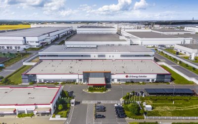 LG Energy Solution production plant in Poland. By 2025, LG ES plans to have 520GWh annual production capacity, 22% of which will be in Europe. Image: LG Energy Solution Wroclaw.