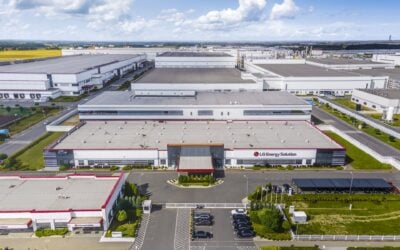 LG Energy Solution's plant in Wroclaw, Poland, where it is manufacturing batteries for both EVs and ESS. Image: LG Energy Solution Wroclaw.
