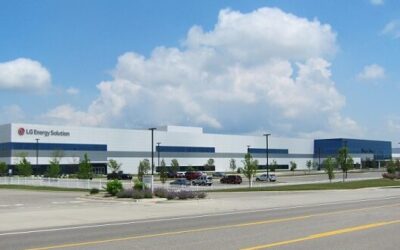 The company's Michigan plant. Image: LG Energy Solution.