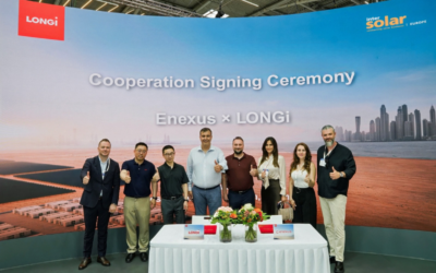 LONGi+ENEXUS_signingCeremony_50MWh BESS_Romania