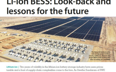 Li-ion BESS Look-back and lessons for the future