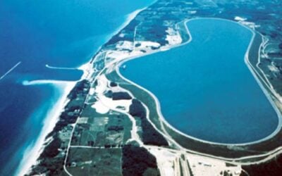 Ludington Pumped Storage Plant is at the heart of the legal dispute. Image: Public domain.