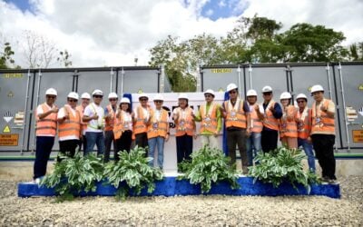 MGEN, local and national government officials, and partners CATL and SUMEC at the inauguration. Image: Meralco PowerGen Corp.