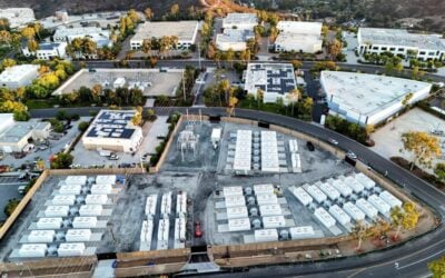 MN8 Energy's Pome BESS project (100MW/400MWh) in California, US, which the developer announced as completed in May this year. Image: MN8 Energy