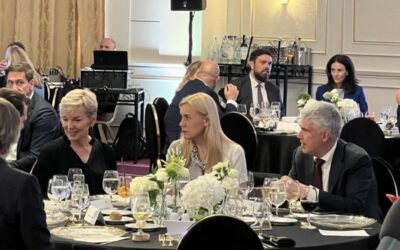 Bulgaria's Minister of Energy, Vladimir Malinov (right) with US Secretary of Energy Jennifer Granholm (left), at an event in July. Image: Bulgarian Ministry of Energy.