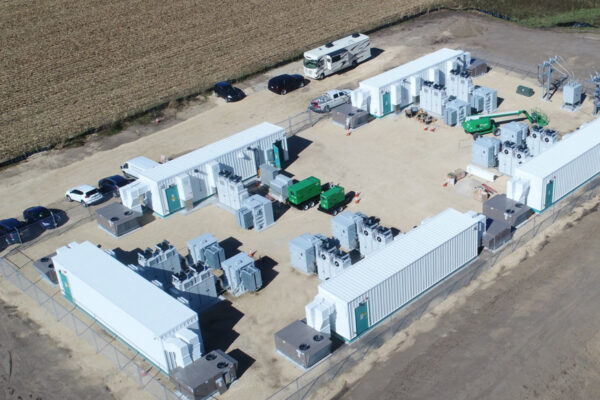 A battery storage project in Illinois.