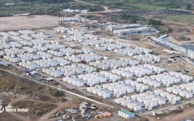 The first phase of Meralco Terra Solar, which will combine 3.5GWp of solar PV with 4.5GWh of BESS capacity. Image: Meralco