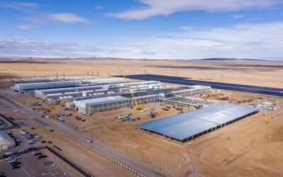 Meta's Los Lunas Data Center campus under construction in New Mexico. Image: Meta