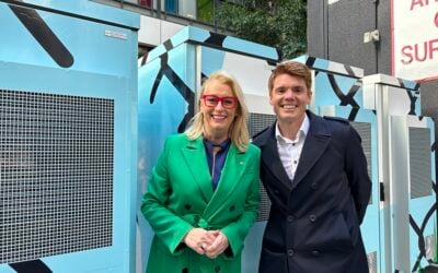 The newly installed battery has a capacity of 450kW/1.1MWh . Image: Origin Zero.