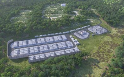 Rendering of Rhynland Energy's 180MW Moraga project. Image: Rhynland Energy