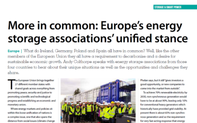 More in common Europe’s energy storage associations’ unified stance