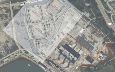 Layout of the planned project as presented by Vistra Energy in local authority meetings. Image: Vistra Energy