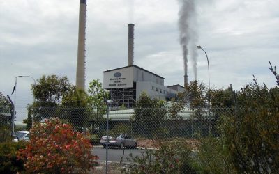 Muja coal power plant is scheduled for phased retirement by the end of 2029. Image: Wikimedia user nachoman-au