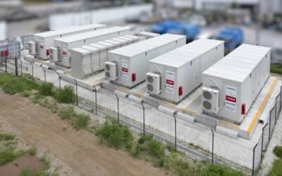 NTT Anode Energy's 2MW/10MWh Saitama Miyoshi BESS project, which went into commercial operation in April. Image: NTT Anode Energy