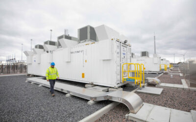 A NYPA battery storage project. The utility will likely seek developments on a bigger scale to replace its 400MW peaker portfolio. Image: NYPA