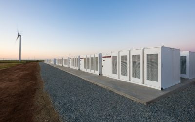 The 150MW / 192.5MWh Hornsdale Power Reserve BESS in South Australia is being retrofitted with advanced inverters. Image: Neoen.