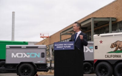 California Governor Gavin Newsom introduced the CEC opt-in approvals process in 2022. Image: Business Wire.