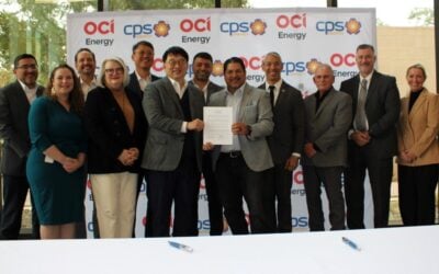 OCI Energy and CPS Energy group photo