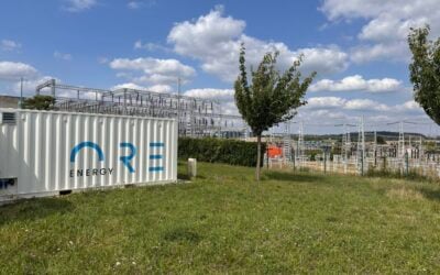 Ore Energy grid-connected pilot project at EDF Lab les Renardières in France. Image: Ore Energy