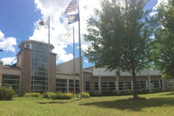 The Oshtemo Township Hall building in Michigan. Image: Oshtemo Township via Facebook.