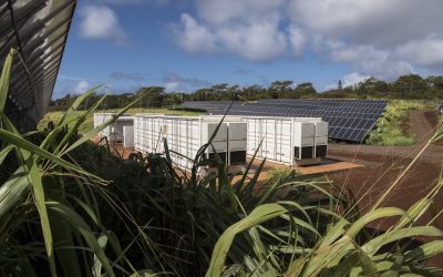 A solar-plus-storage project in the US, built by NREL to evaluate the business case for a much larger project to be built later. Image: Dennis Schroeder / NREL