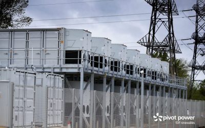 Pivot Power's 50MW battery energy storage system (BESS) went live in June this year. Image: Pivot Power.