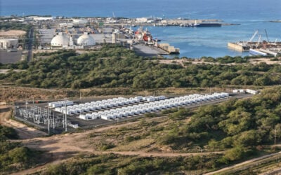 Developer Plus Power's 185MW/565MWh Kapolei Energy Storage facility in Hawaii went online a few months ago. Image: Plus Power