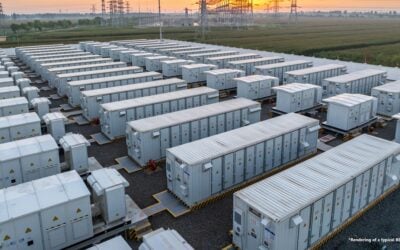 A render of a typical BESS that Northland provided when announcing its Poland acquisition. Image: Northland Power.