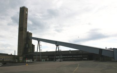 Some of the old mining infrastructure at Pyhäsalmi. Image: Wikimedia user usv.