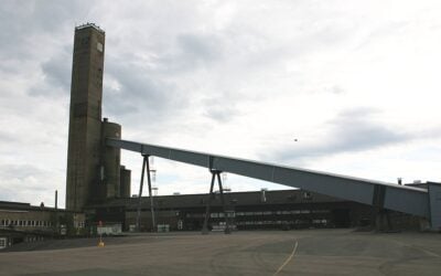 Some of the old mining infrastructure at Pyhäsalmi. Image: Wikimedia user usv.