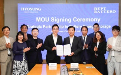 Rept Battero's CEO & president said the MoU 'marks a significant breakthrough in market synergy between Chinese and South Korean energy storage enterprises'. Image: PRNewsfoto/REPT BATTERO Energy Co., Ltd.