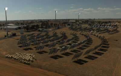 RayGen's 1MWac demonstration project in Newbridge, Victoria, has been in operation for six years. Image: RayGen.