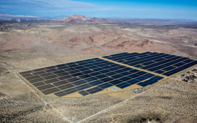 Two of Recurrent Energy's PV projects in Southern California. Image: Recurrent Energy.