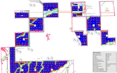 Technical drawing of the Red Hills project site, taken from planning documents submitted by Stellar Renewable Power. Image: Stellar Renewable Power/Navajo County Board of Supervisors