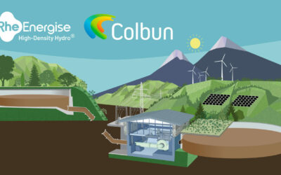 Schematic of how a 'High-Density Hydro' project for Colbún would work.