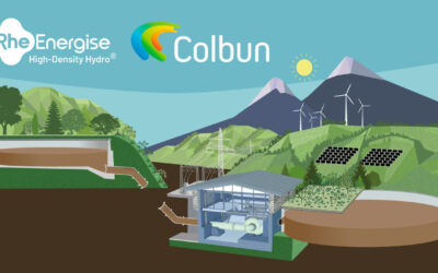 Schematic of how a 'High-Density Hydro' project for Colbún would work.