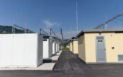 A trial BESS project deployed in 2022 to evaluate the operation of batteries on the grids of Slovenia and Croatia. Image: SINCRO. GRID