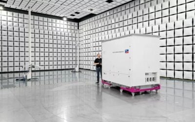 SMA's Sunny Central UP-S energy storage inverter. The company claimed its SiC MOSFET technology enables >99.2% efficiency. Image: SMA