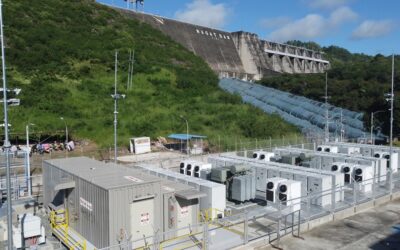 SNAP's Magat BESS is co-located with, but operates separately from, an existing hydroelectric plant of the same name. Image: SN Aboitiz Power.