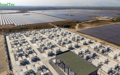 SchneiTec said the project (pictured) is the kind of infrastructure that can support Cambodia's 2030 renewable energy target. Image: Agence Kampuchea Presse (AKP).
