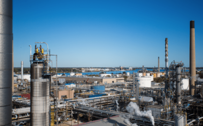 Imperial Oil's refinery at Sarnia where the battery storage is being built. Image: Enel X/Imperial Oil.