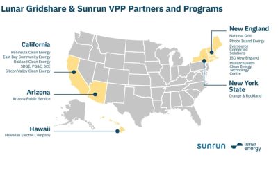 lunar energy gridshare sunrun VPP US