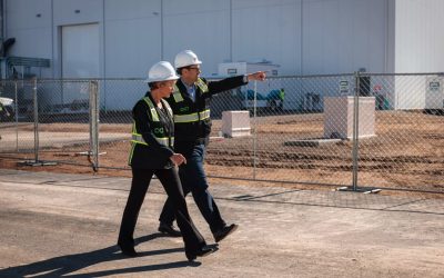 Energy secretary Jennifer Granholm and Redwood Materials CEO JB Straubel nevada battery recycling cathode anode